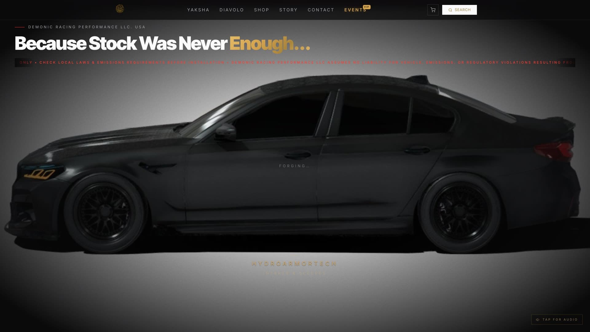 BMW M5 — The Carbon Storm