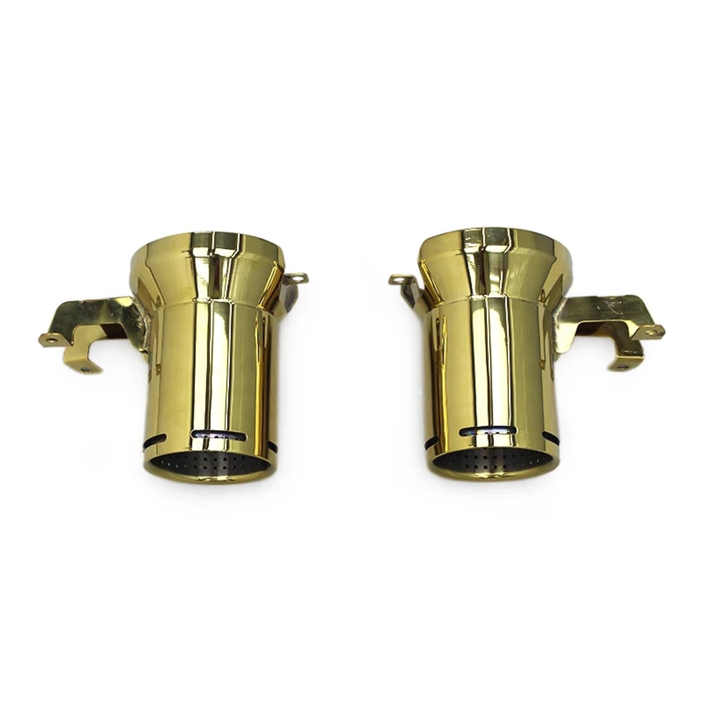 Lamborghini aventador gold plated exhaust tips
