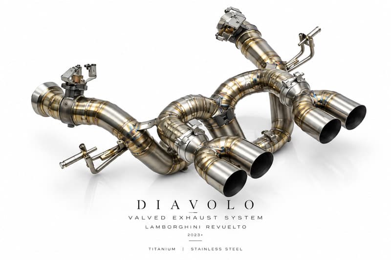 LAMBORGHINI REVUELTO 2023+ DIAVOLO VALVED CATBACK EXHAUST
