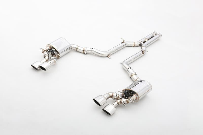 MERCEDES BENZ W204 C63 VALVED CATBACK EXHAUST SYSTEM