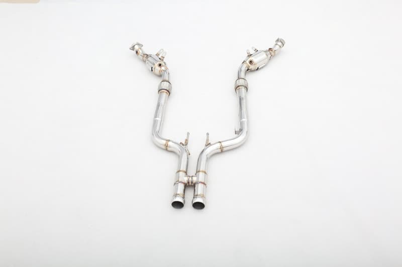 MERCEDES BENZ W222 S CLASS M278/M157 STAINLESS STEEL 304 CATLESS,/H.F DOWNPIPES